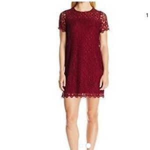 London Times burgundy lace dress NEVER WORN
